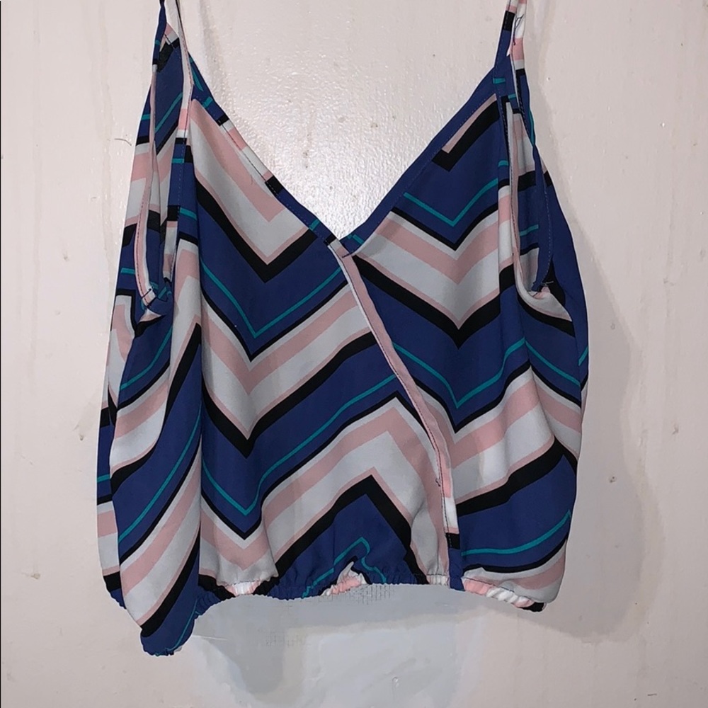 Striped crop top